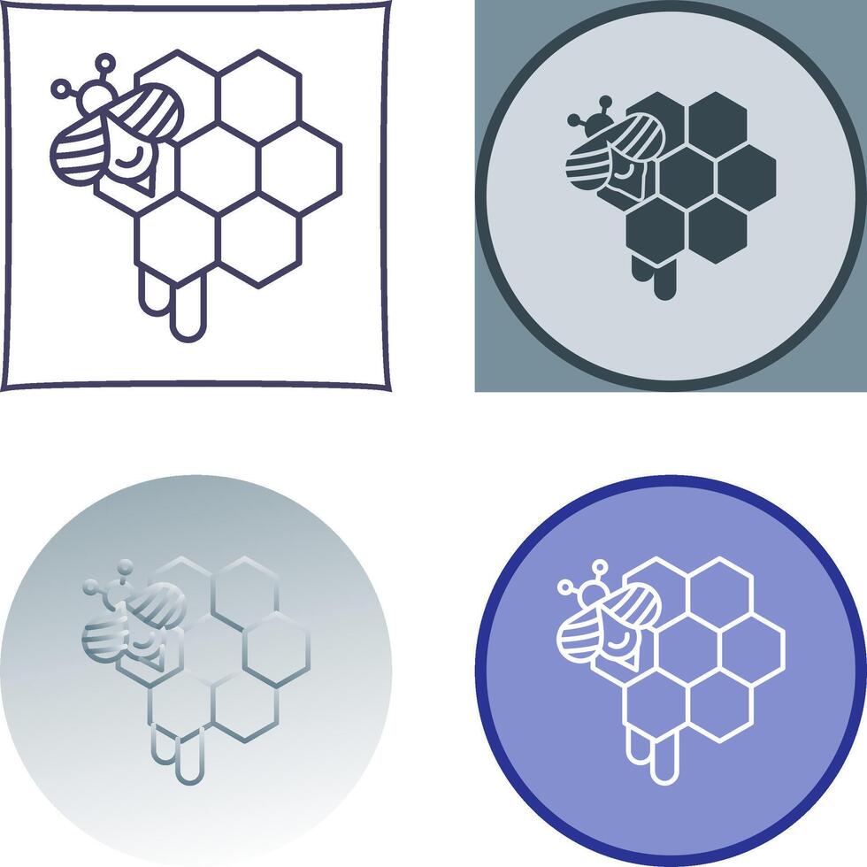 Honeycomb Icon Design vector