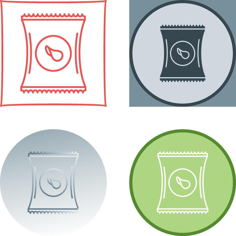 Chips Icon Design vector