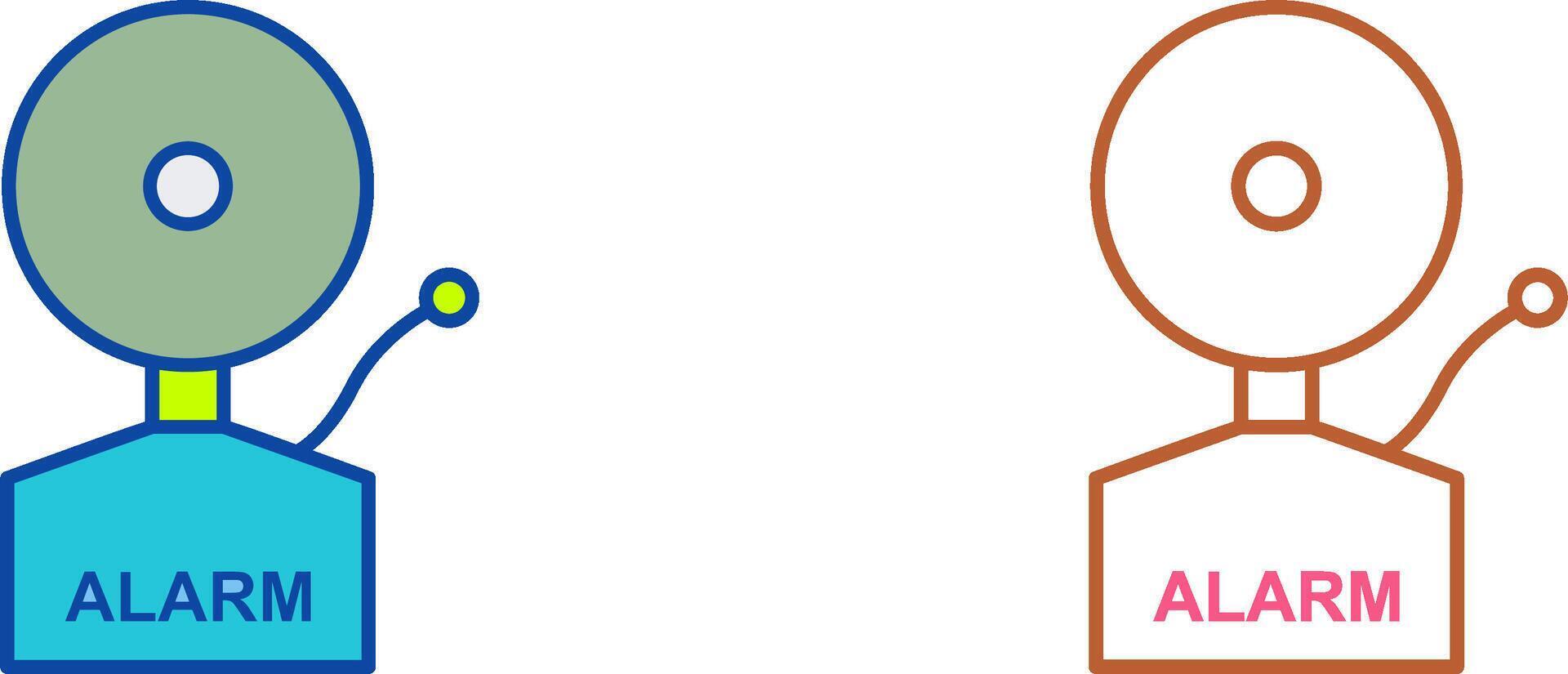 Alarms Icon Design vector