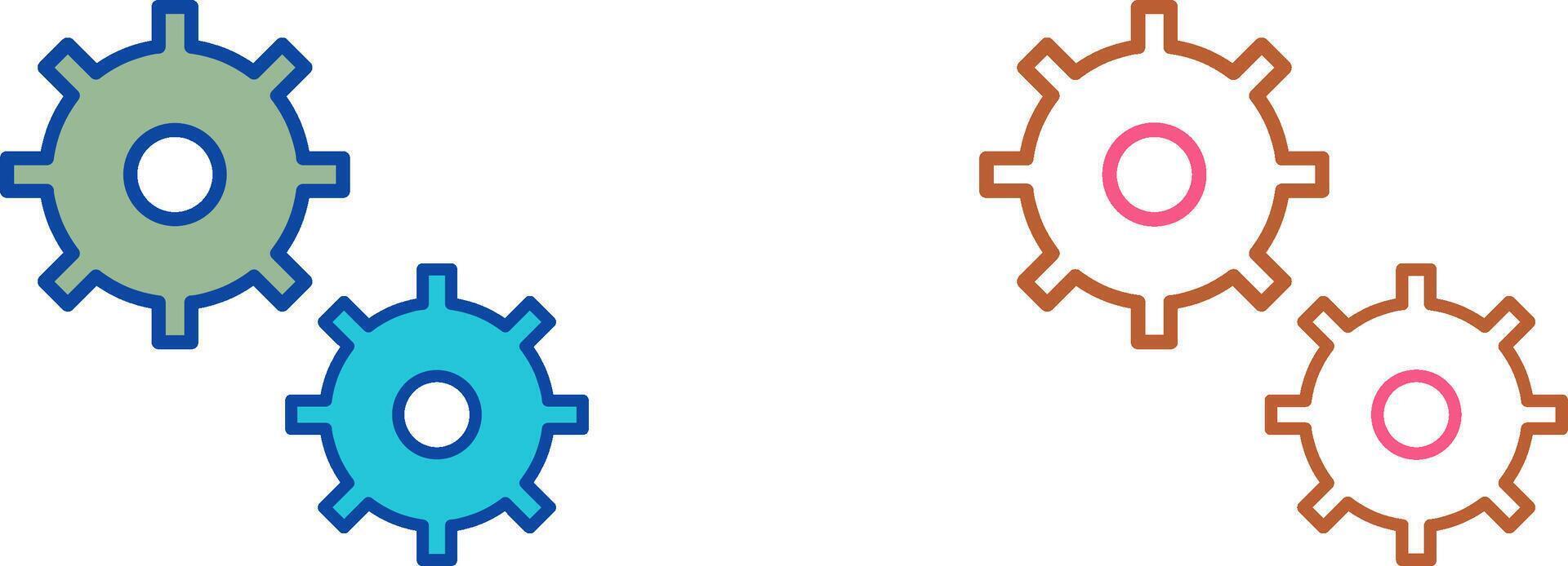 Unique Configurations Icon Design vector