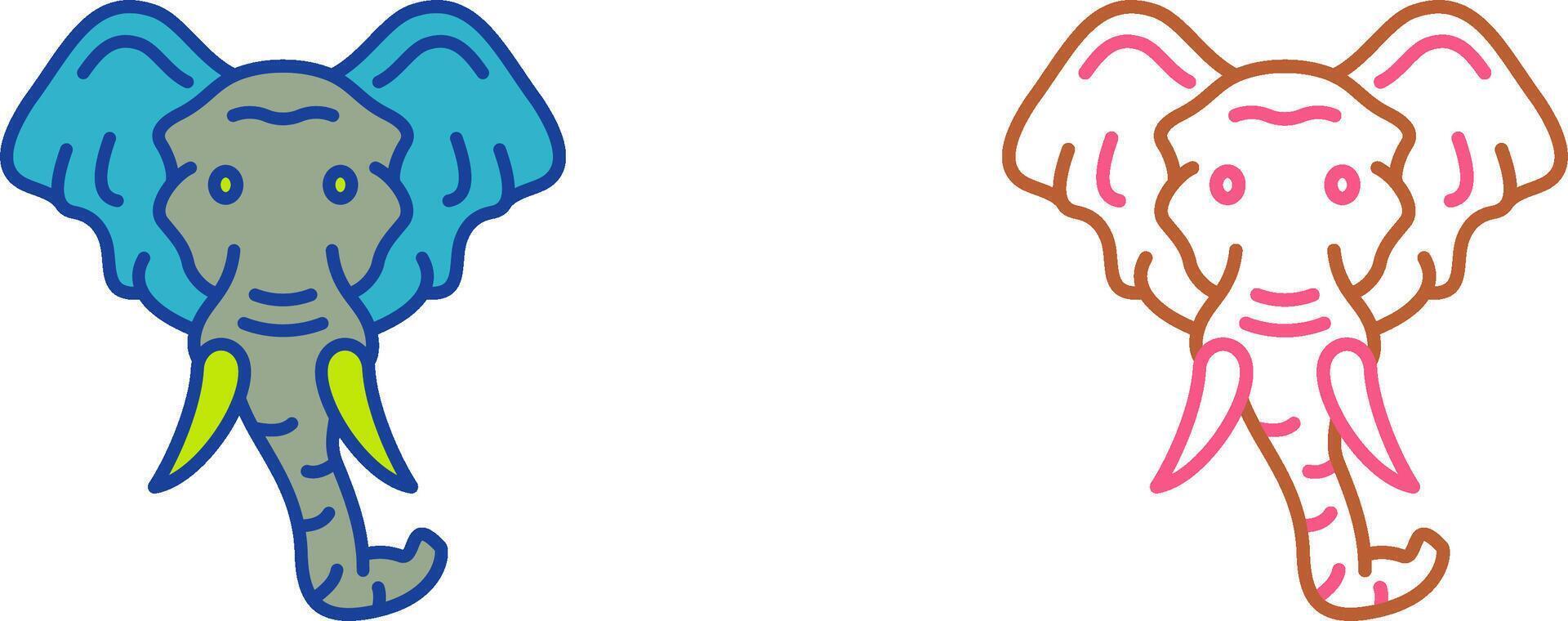 Eleplant Icon Design vector