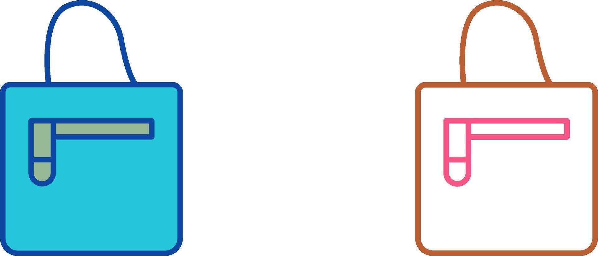 Handbag Icon Design vector