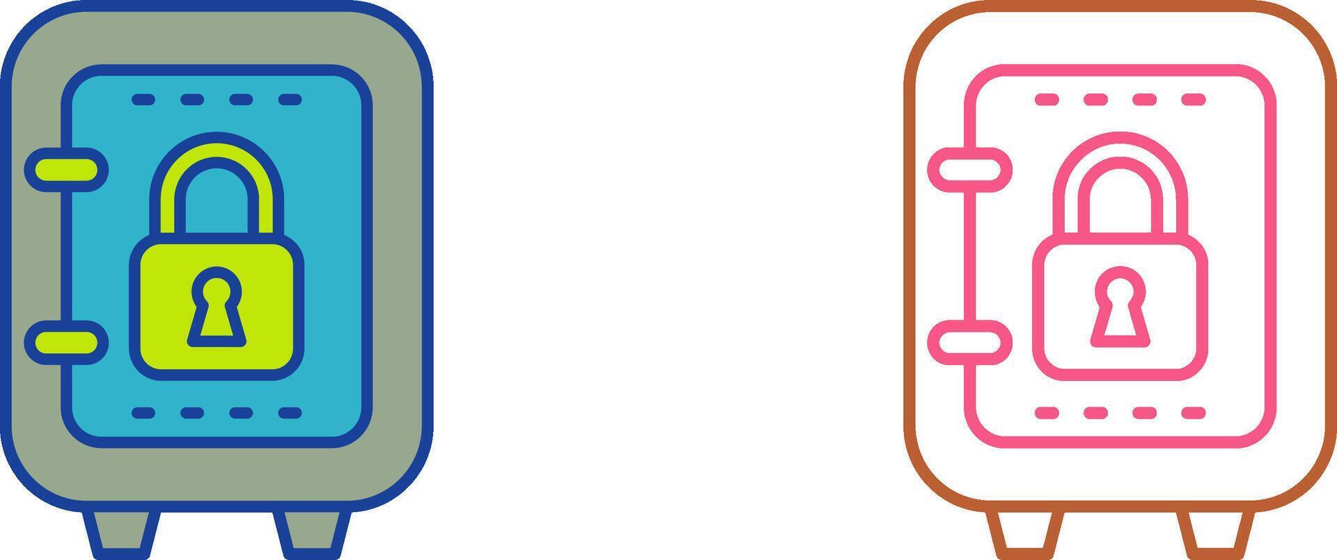 Safe Box Icon Design vector