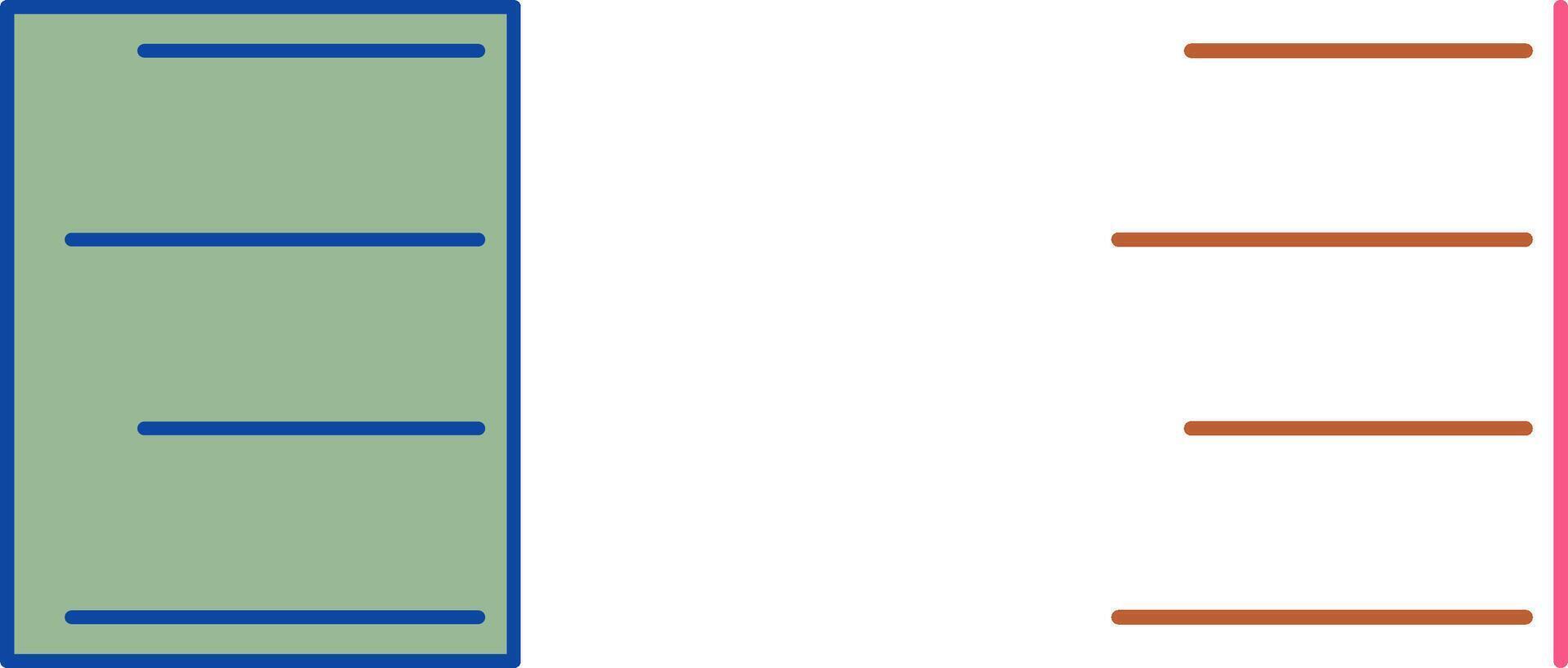 Unique Right Align Icon Design vector