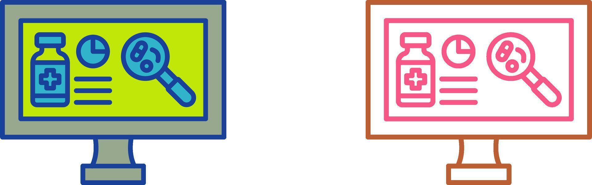 Research Icon Design vector