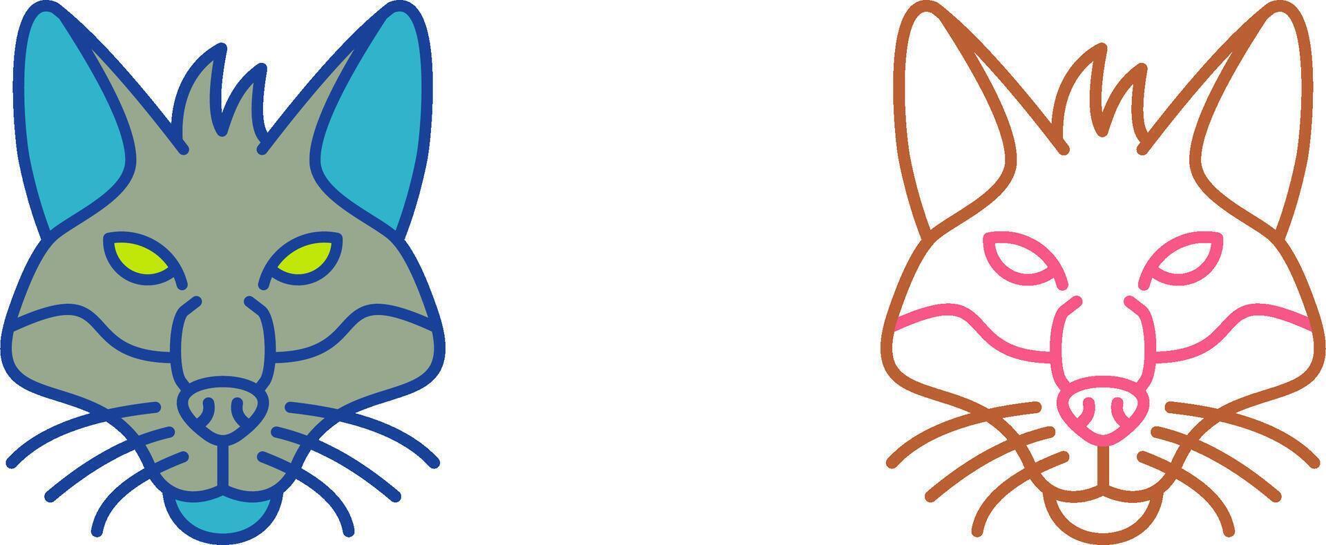 Fox Icon Design vector