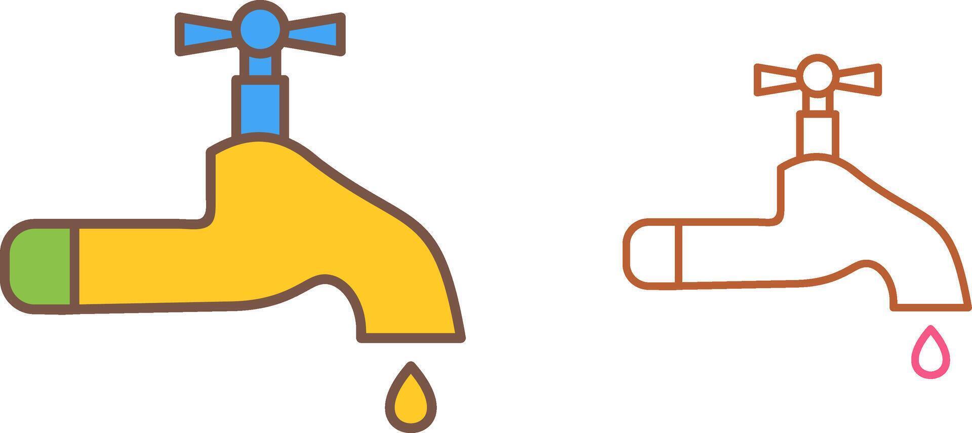 Water Tap Icon Design vector