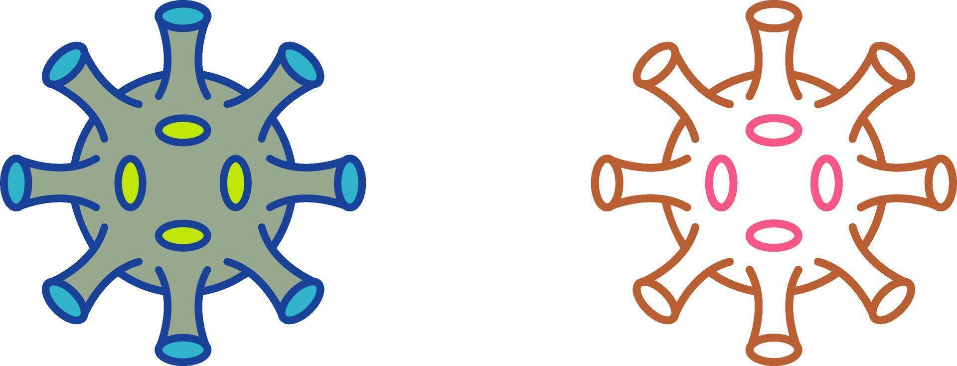 Virus Icon Design vector