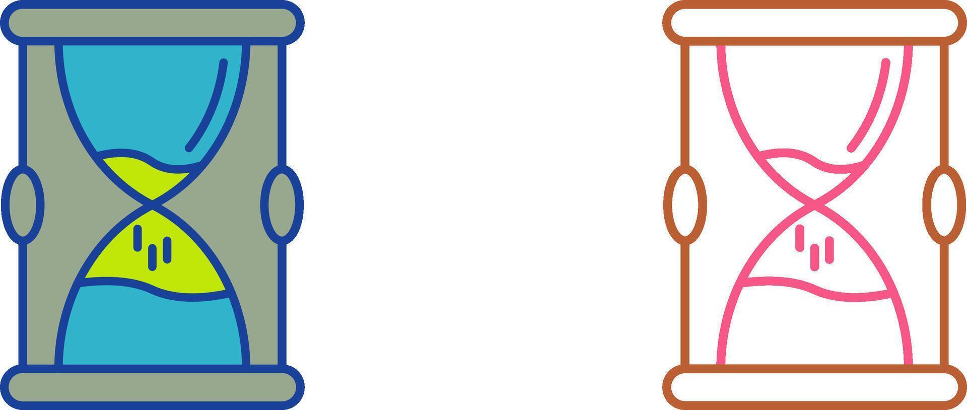 Hourglass Icon Design vector