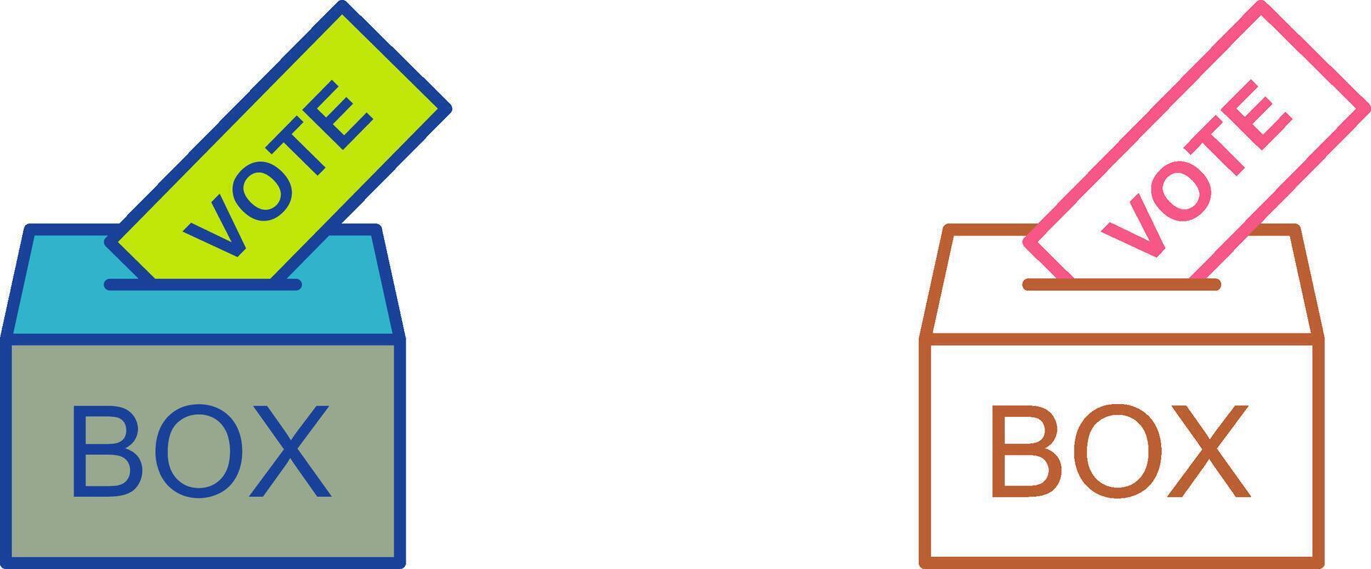 Giing Vote Icon Design vector