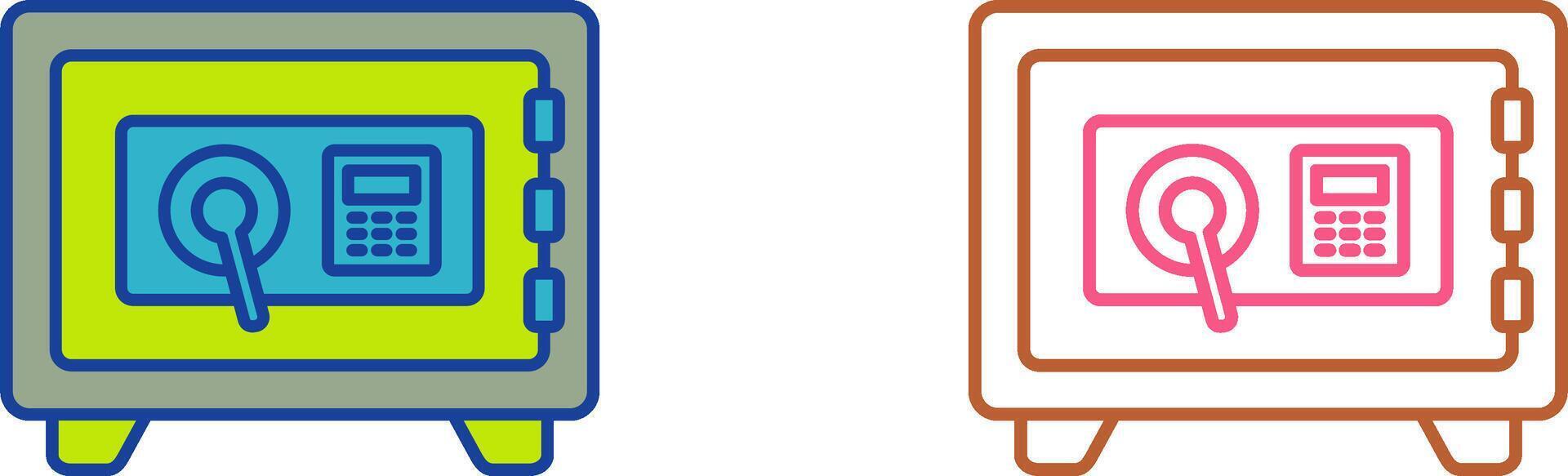 Safe Box Icon Design vector