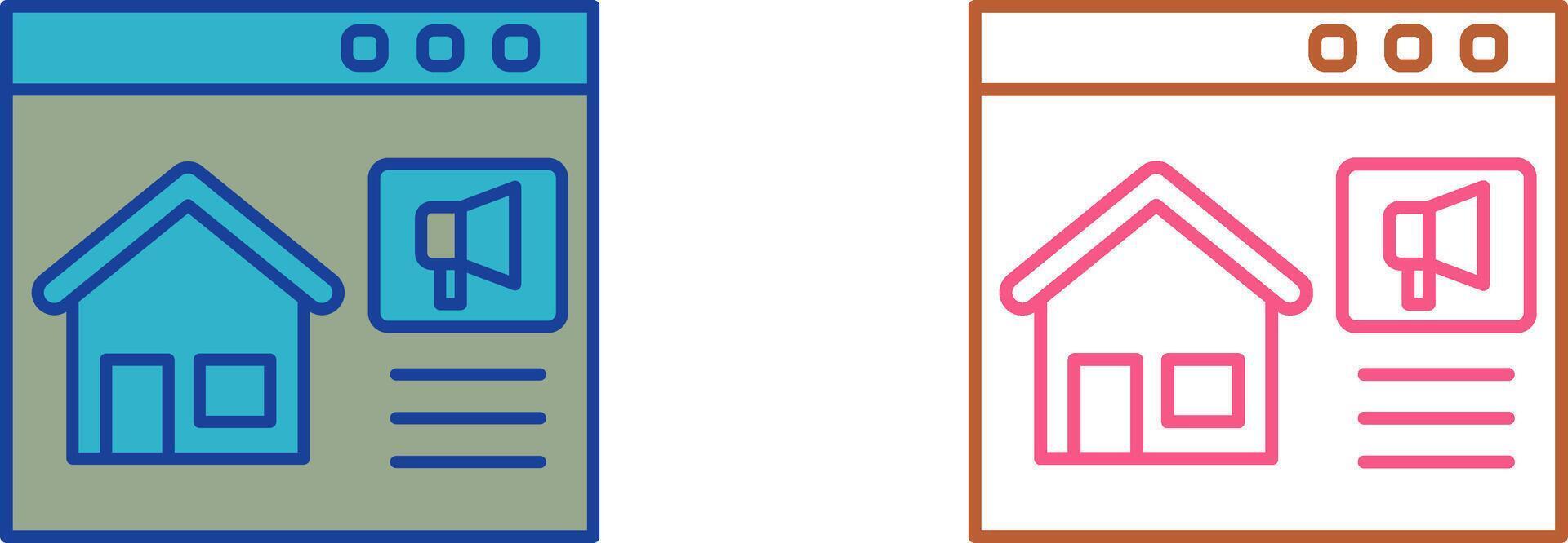 Online Marketing Icon Design vector