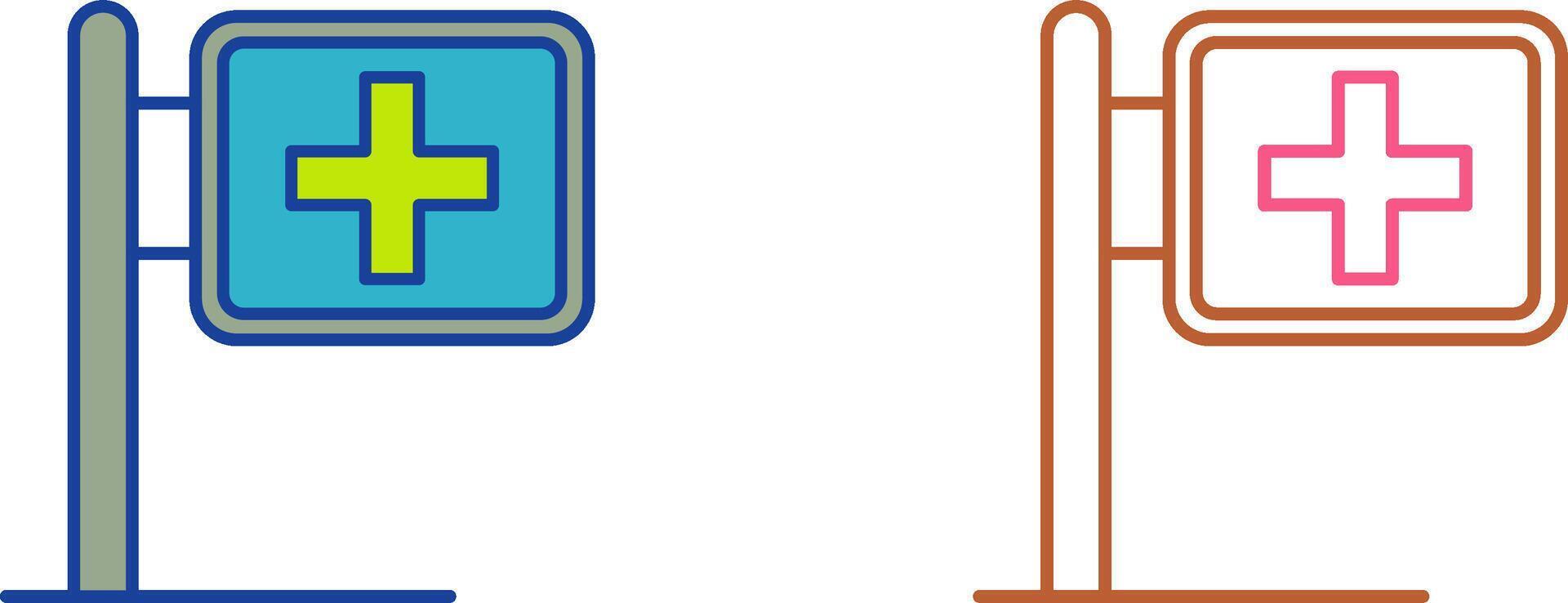 Signboard Icon Design vector