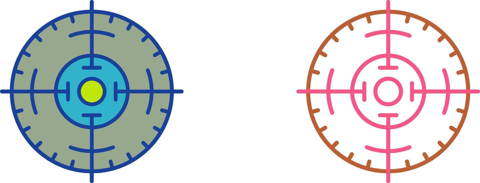 Target Icon Design vector