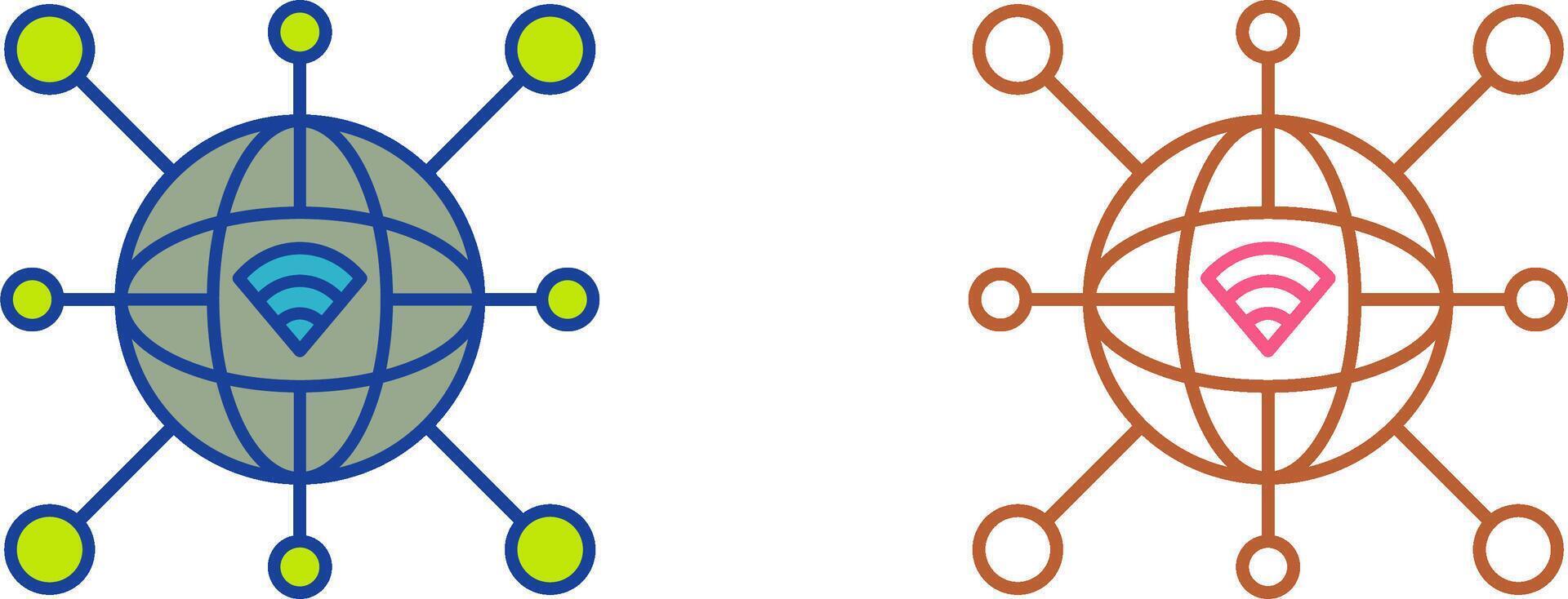 Internet Icon Design vector