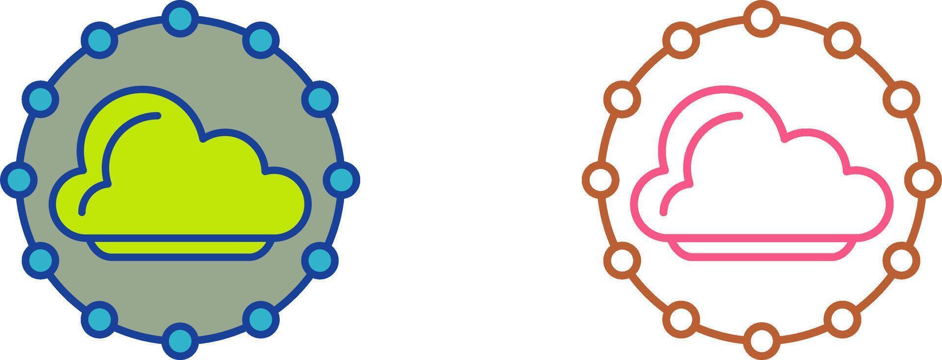 Cloud Icon Design vector