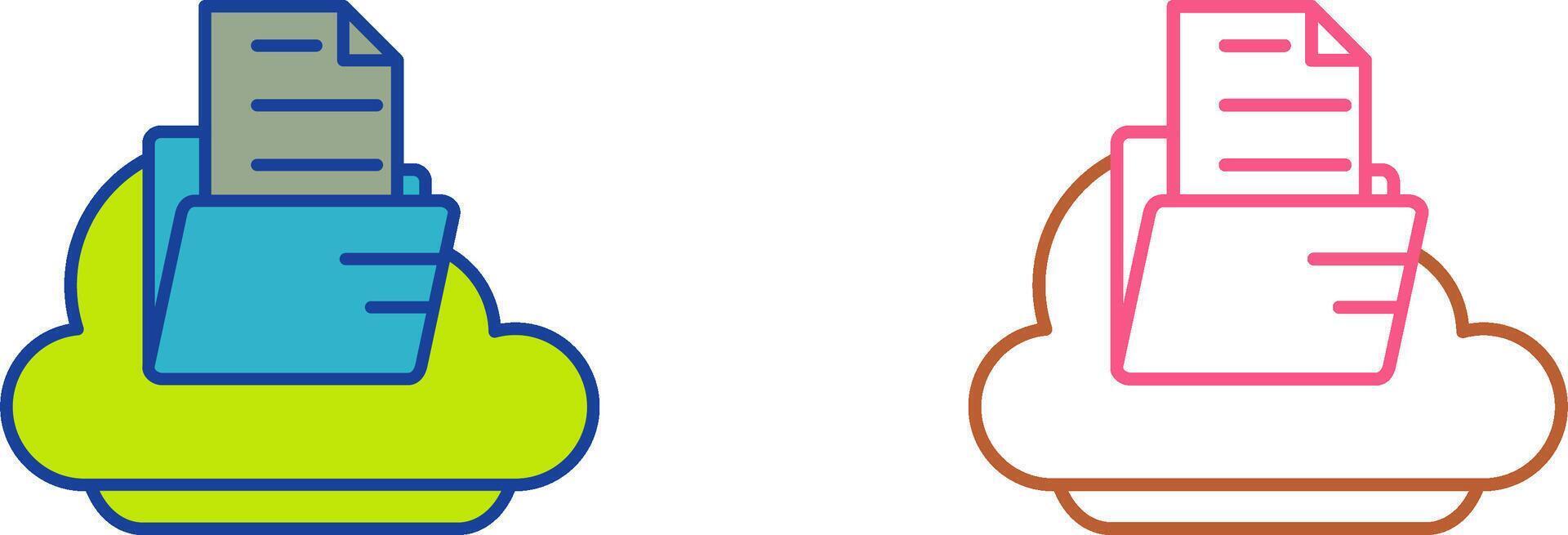 Cloud Icon Design vector