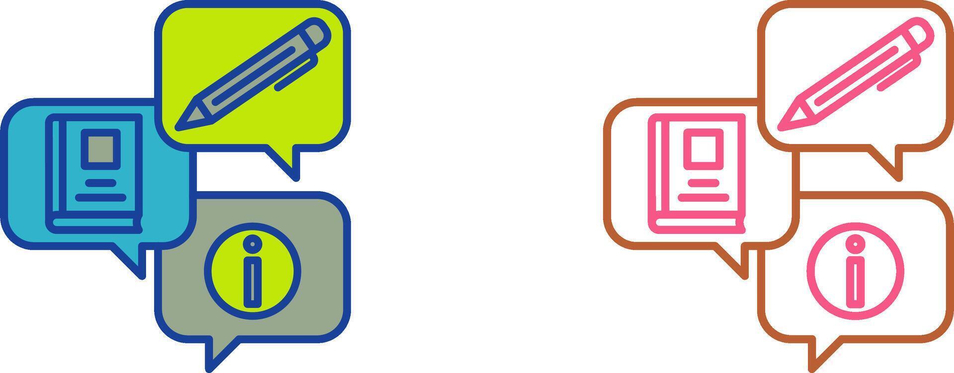 Education Forum Icon Design vector