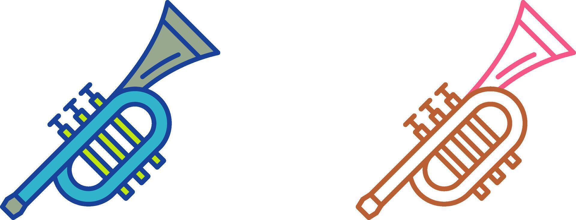 Trumpet Icon Design vector