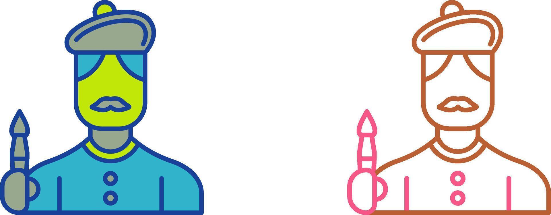 Artist Icon Design vector