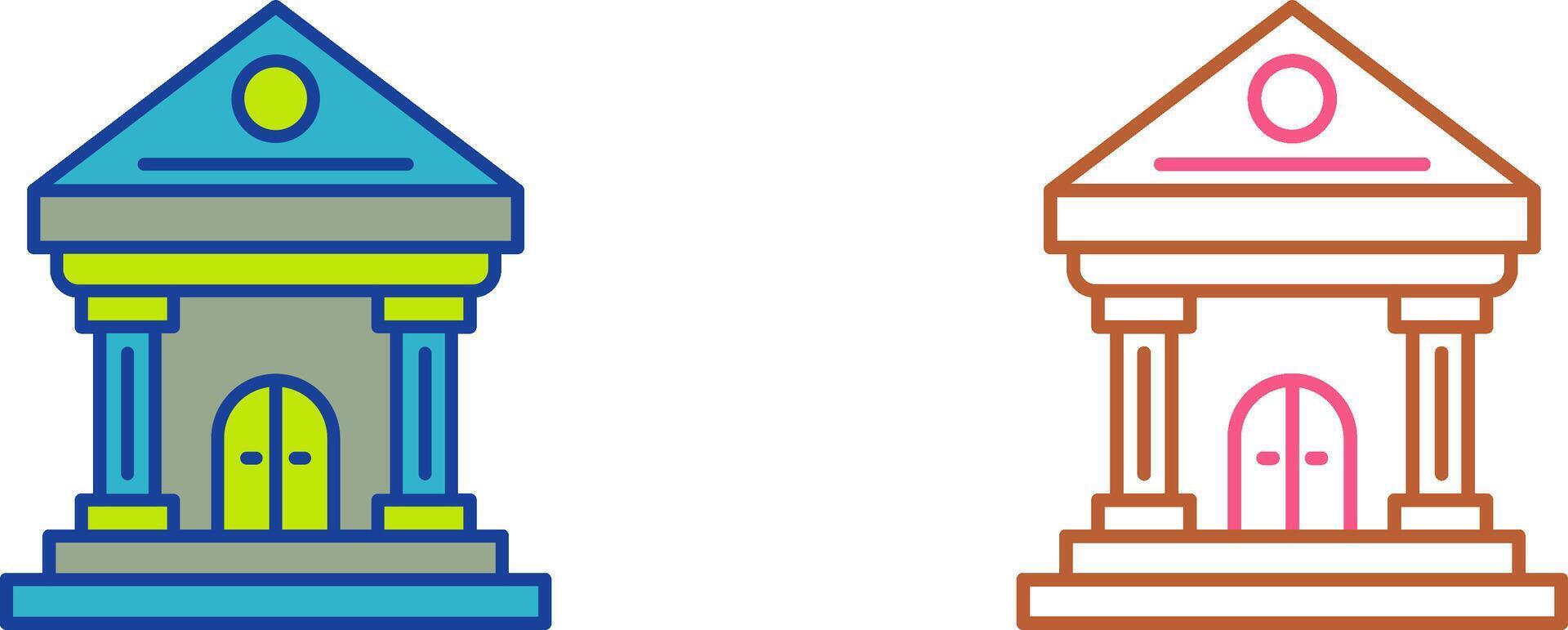 Museum Icon Design vector