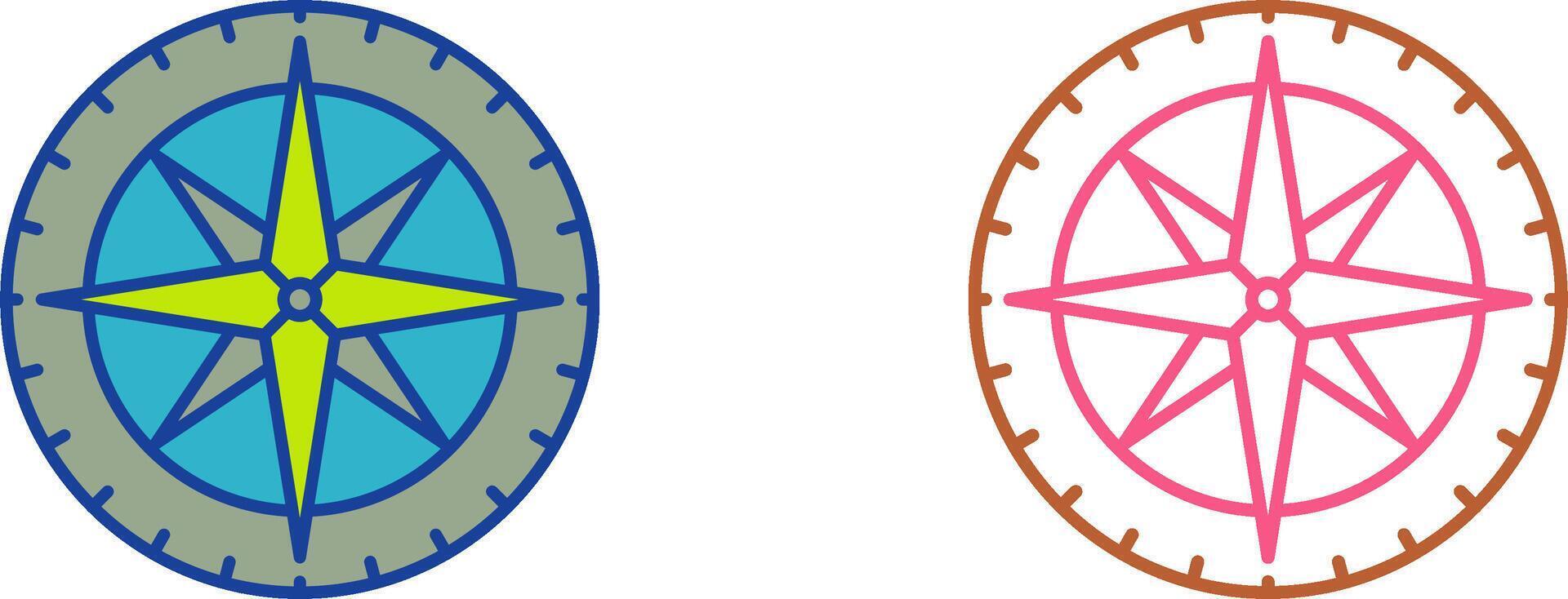 Compass Icon Design vector