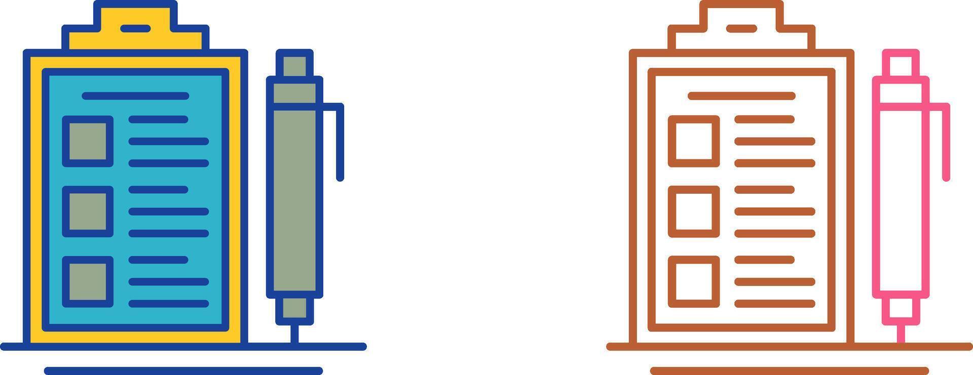 Check List Icon Design vector