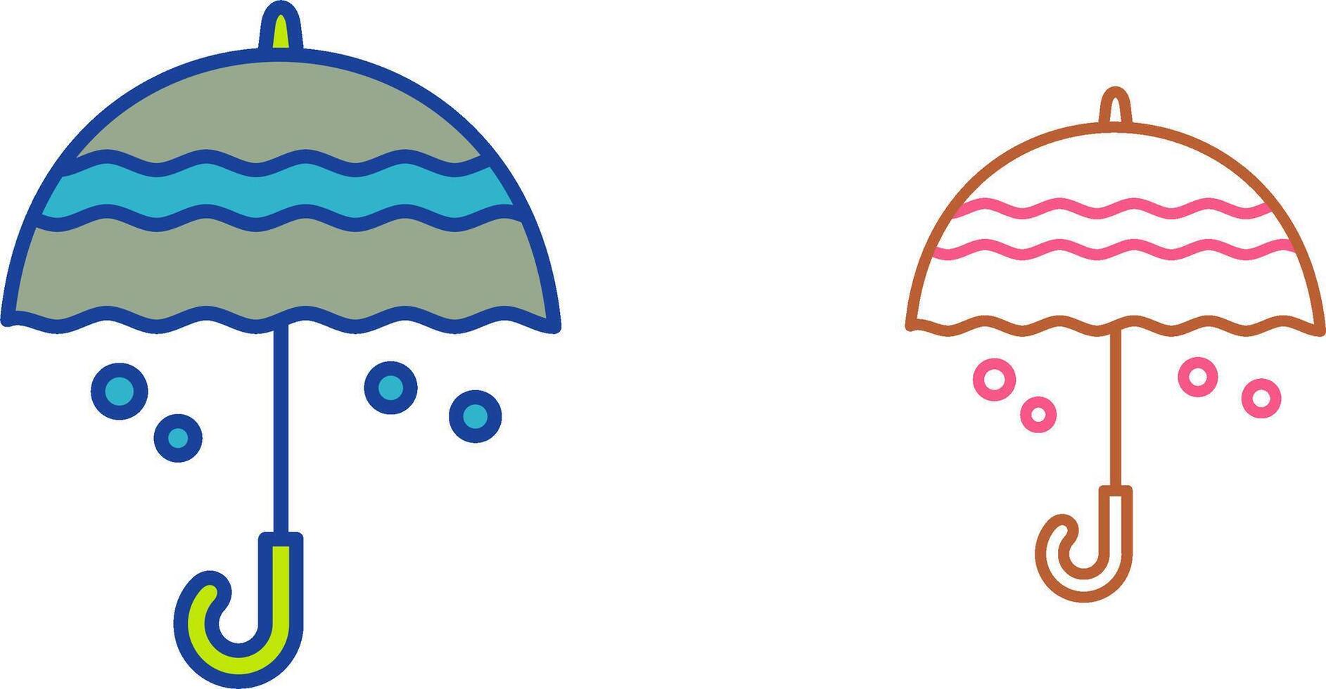 Umbrella Icon Design vector