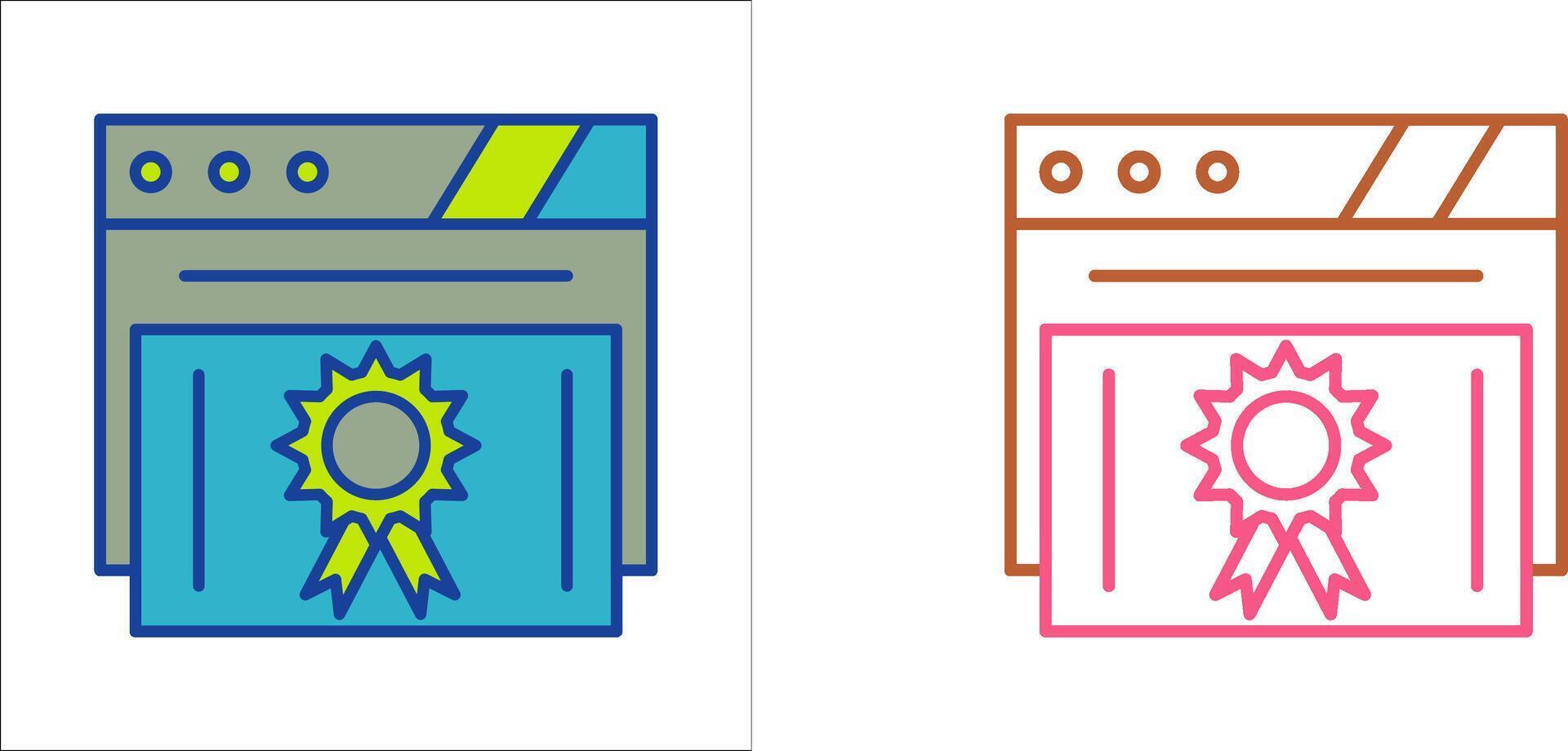 Award Icon Design vector