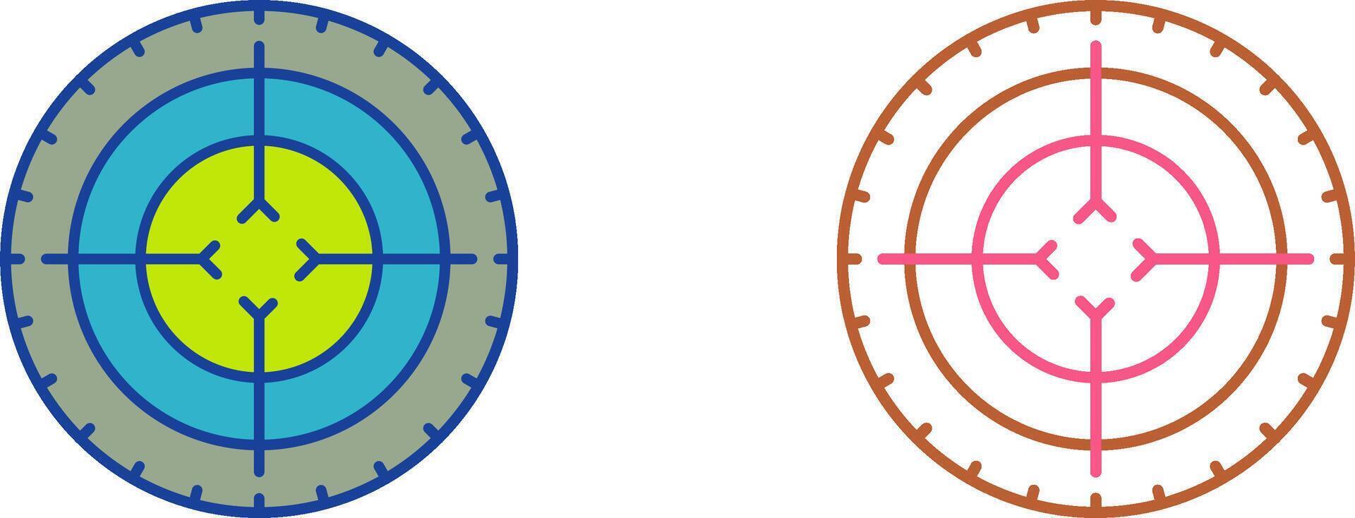 Target Icon Design vector