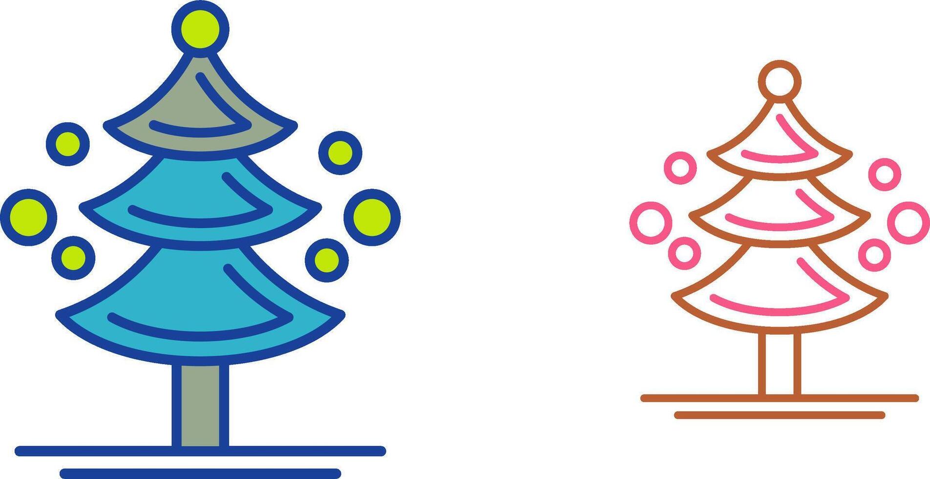Pine Tree Icon Design vector