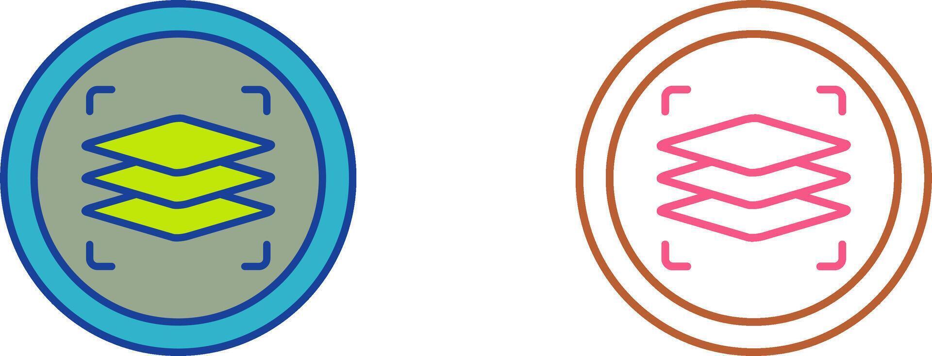 Layers Icon Design vector