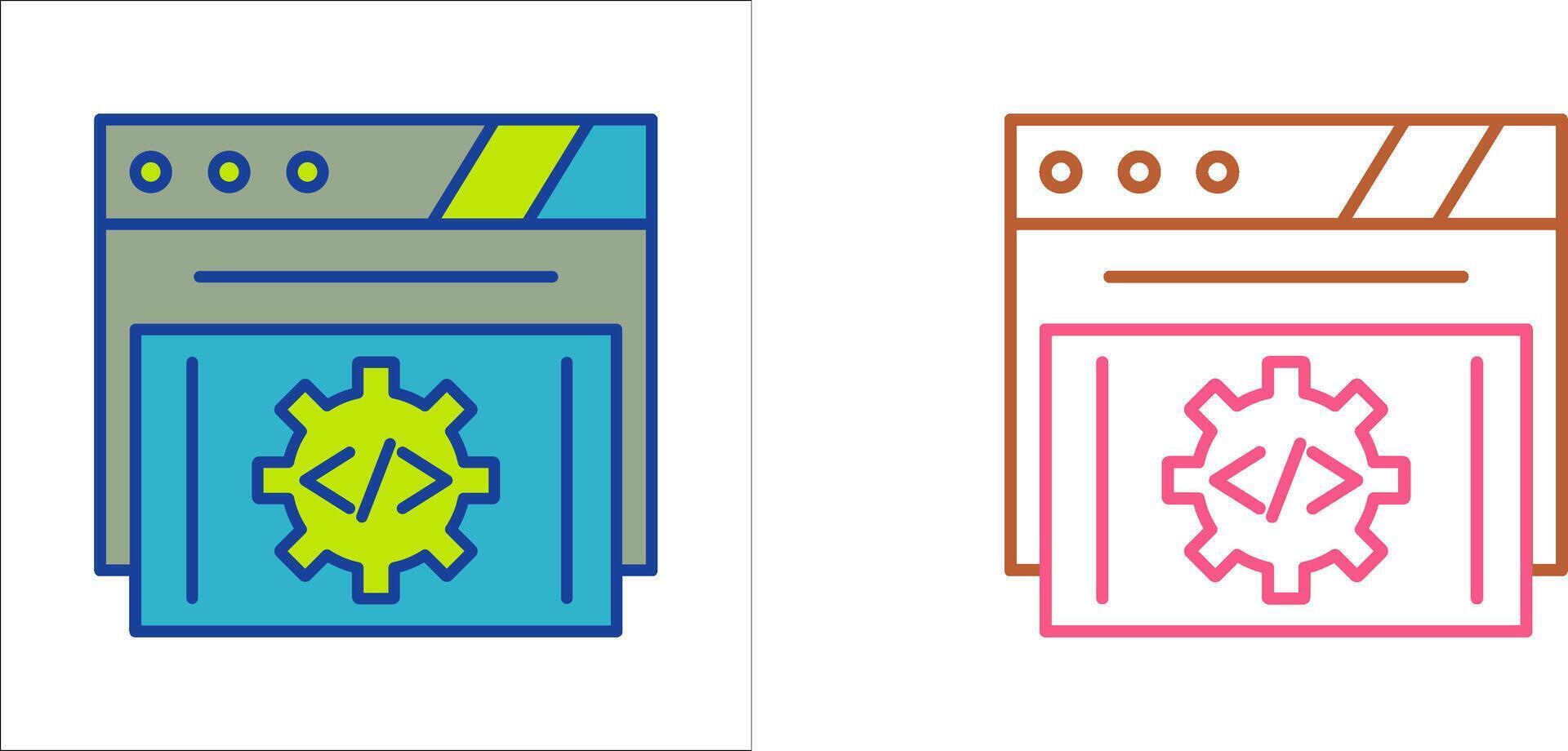 Development Icon Design vector