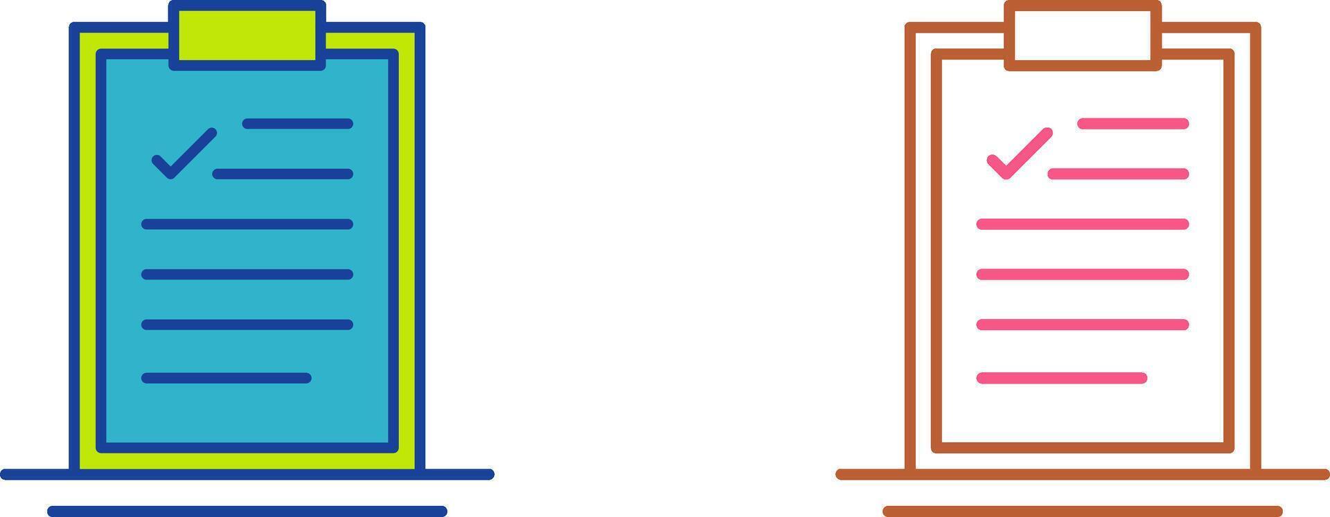Clipboard Icon Design vector