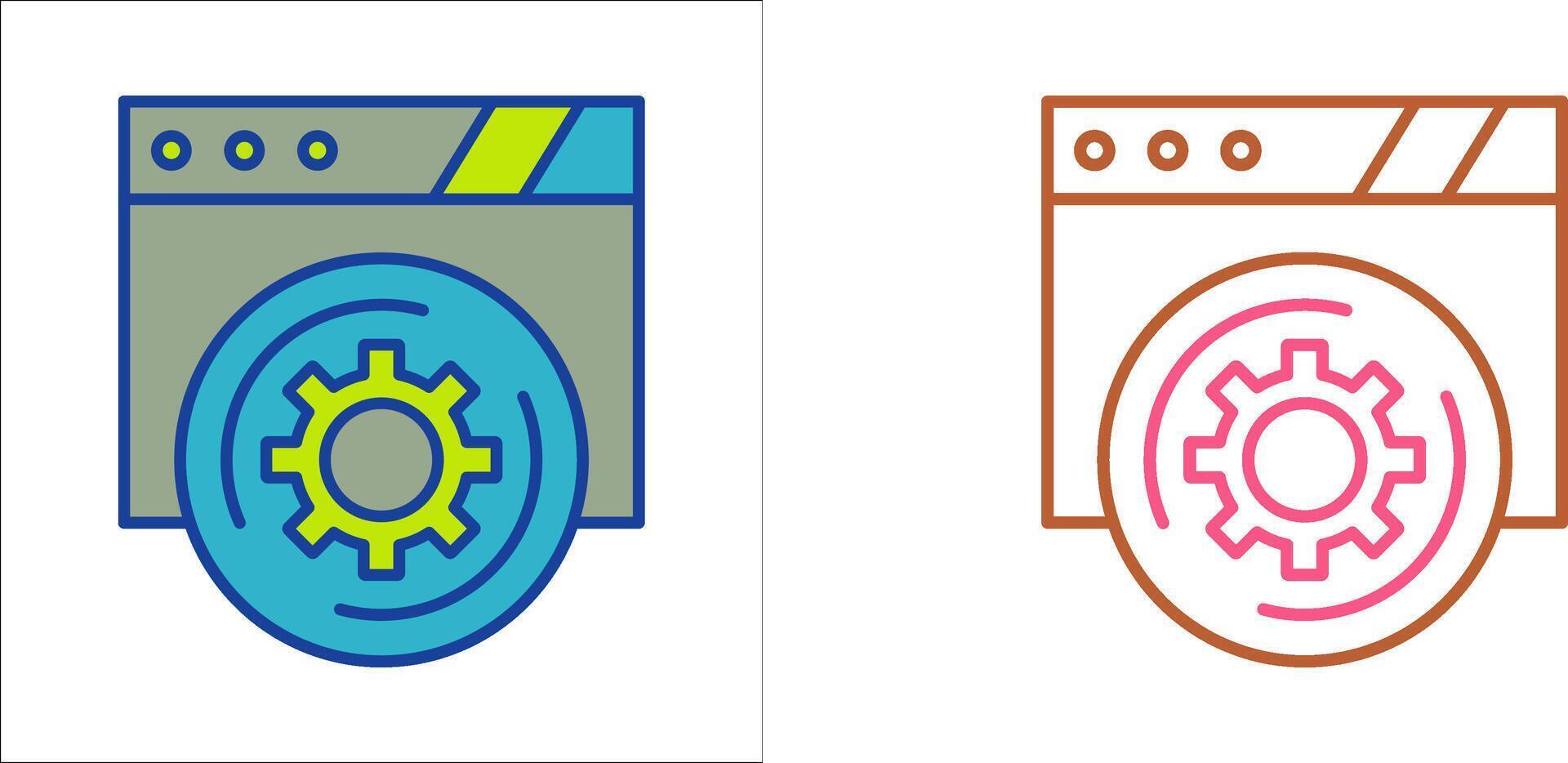 Setting Icon Design vector
