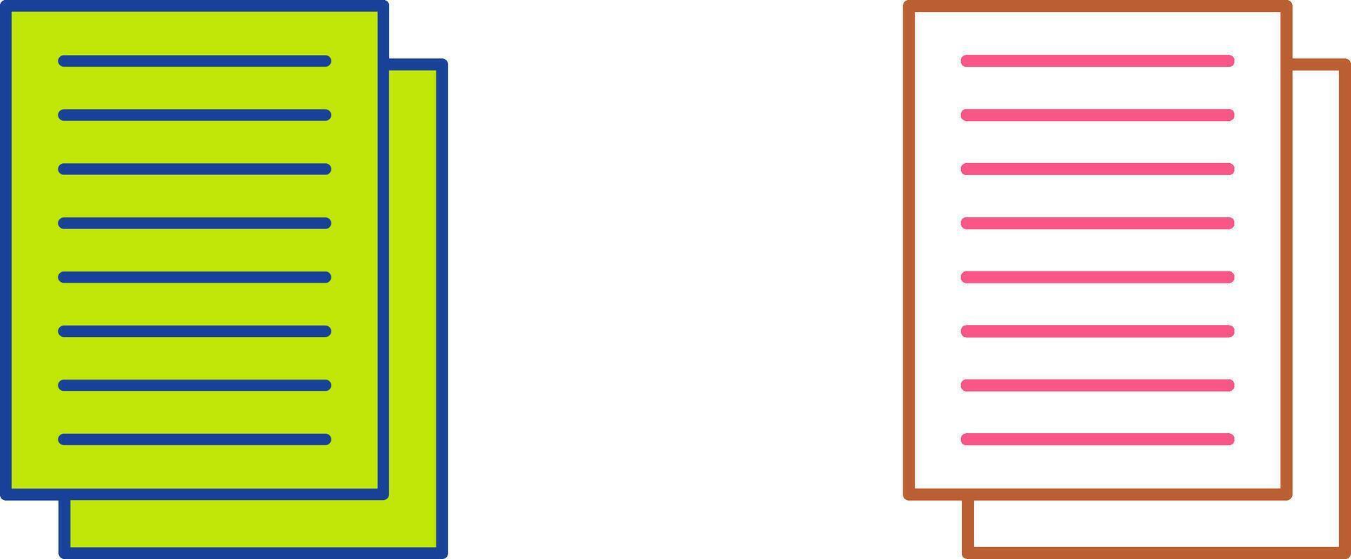 Document Icon Design vector