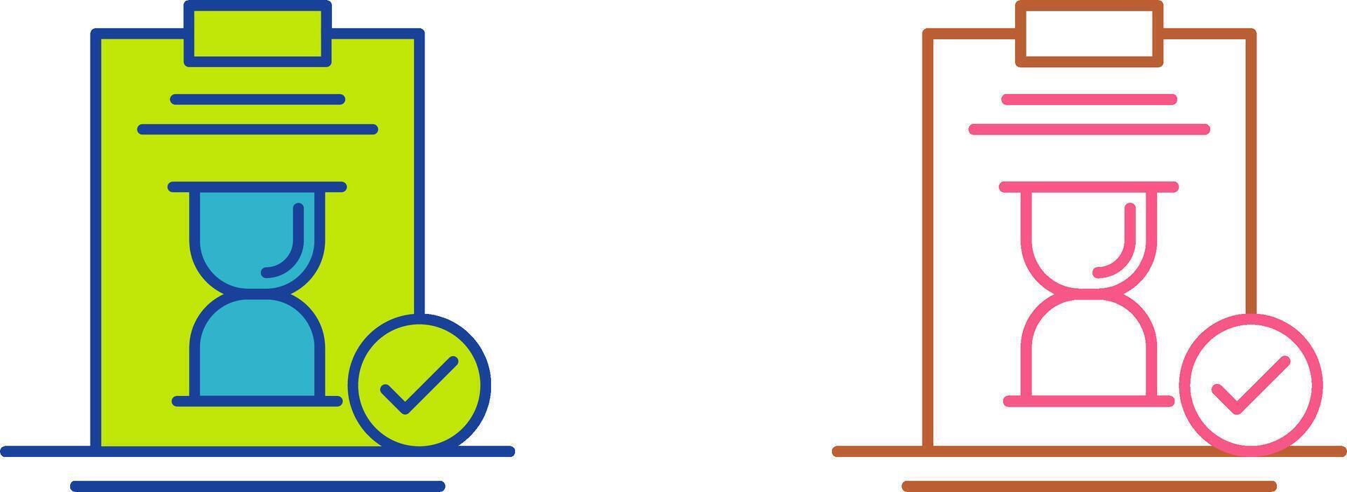 Hourglass Icon Design vector