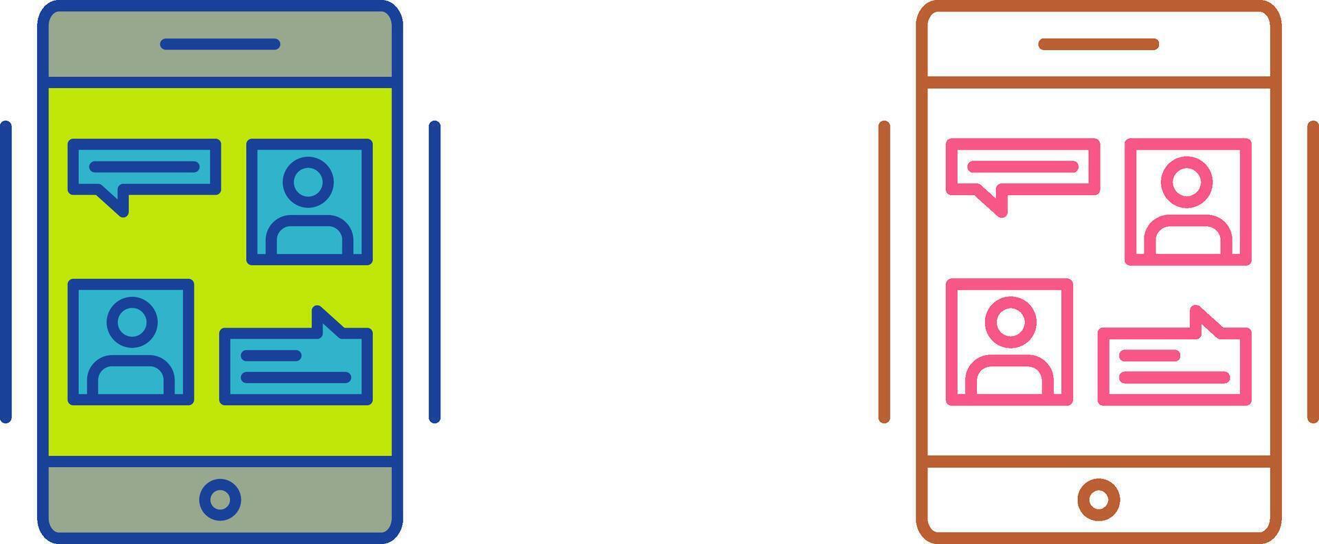 Conversation Icon Design vector