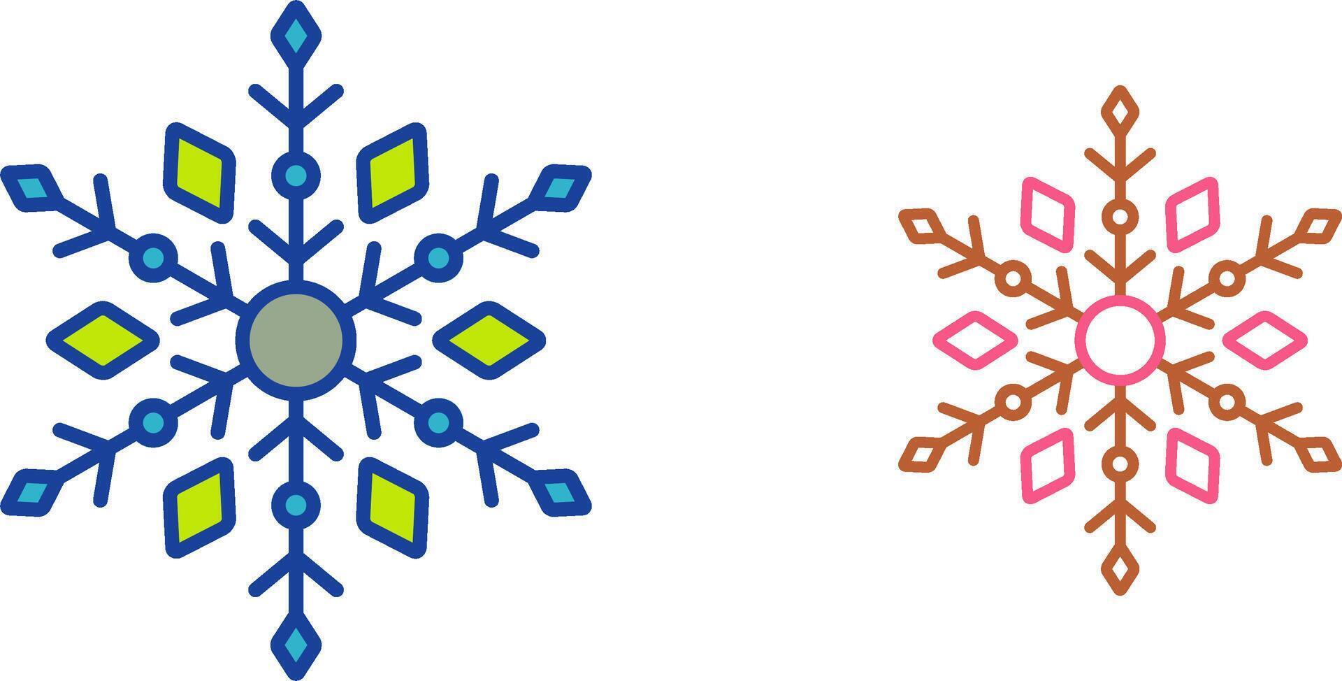 Snow Flake Icon Design vector