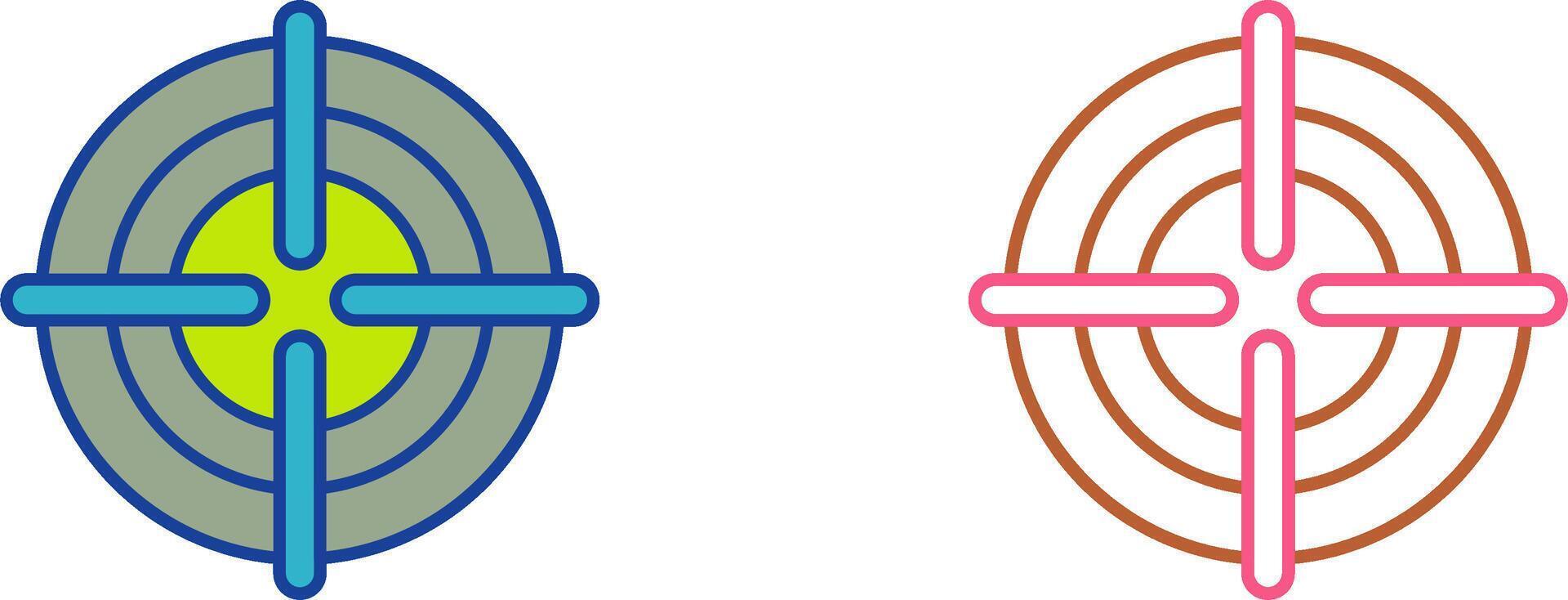 Target Icon Design vector