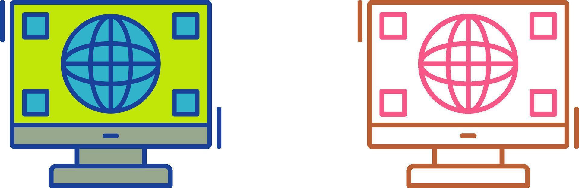 Worldwide Icon Design vector