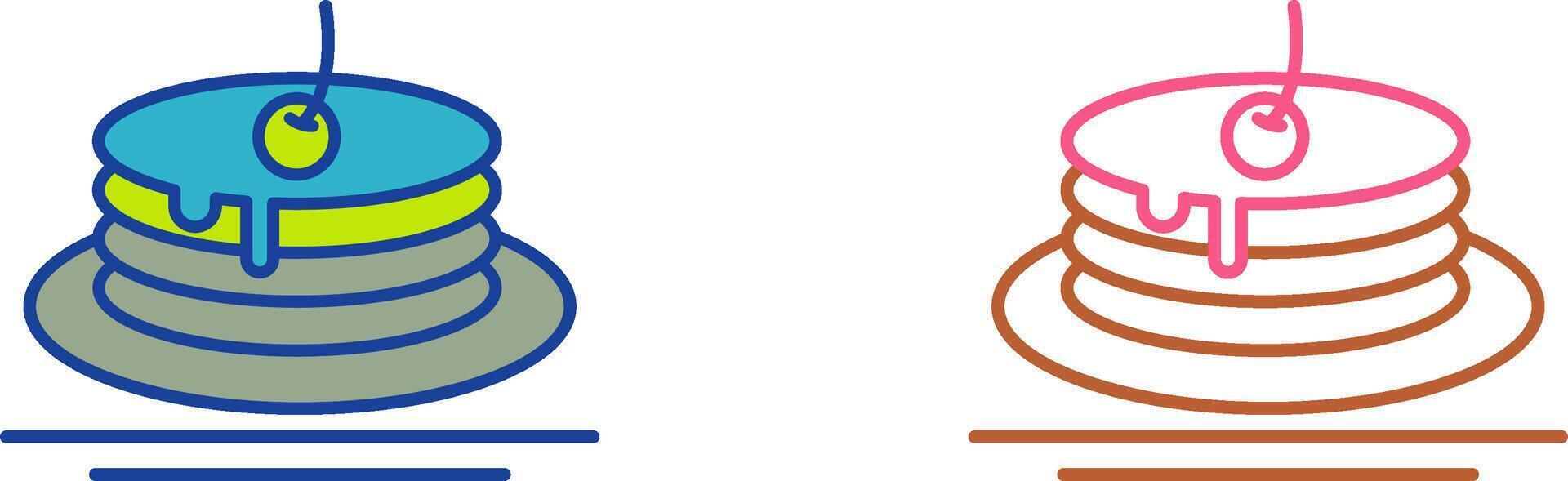 Pancake Icon Design vector