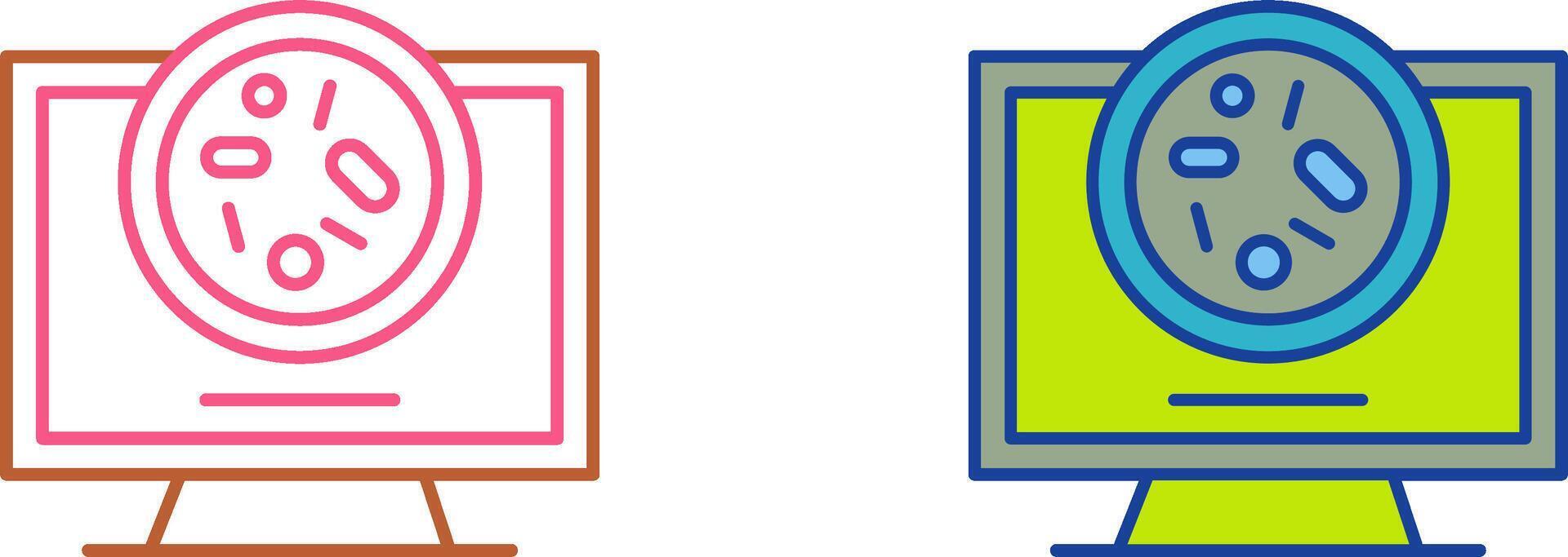Petri Dish Icon Design vector