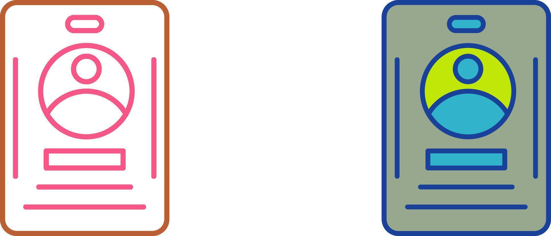 Office Card Icon Design vector