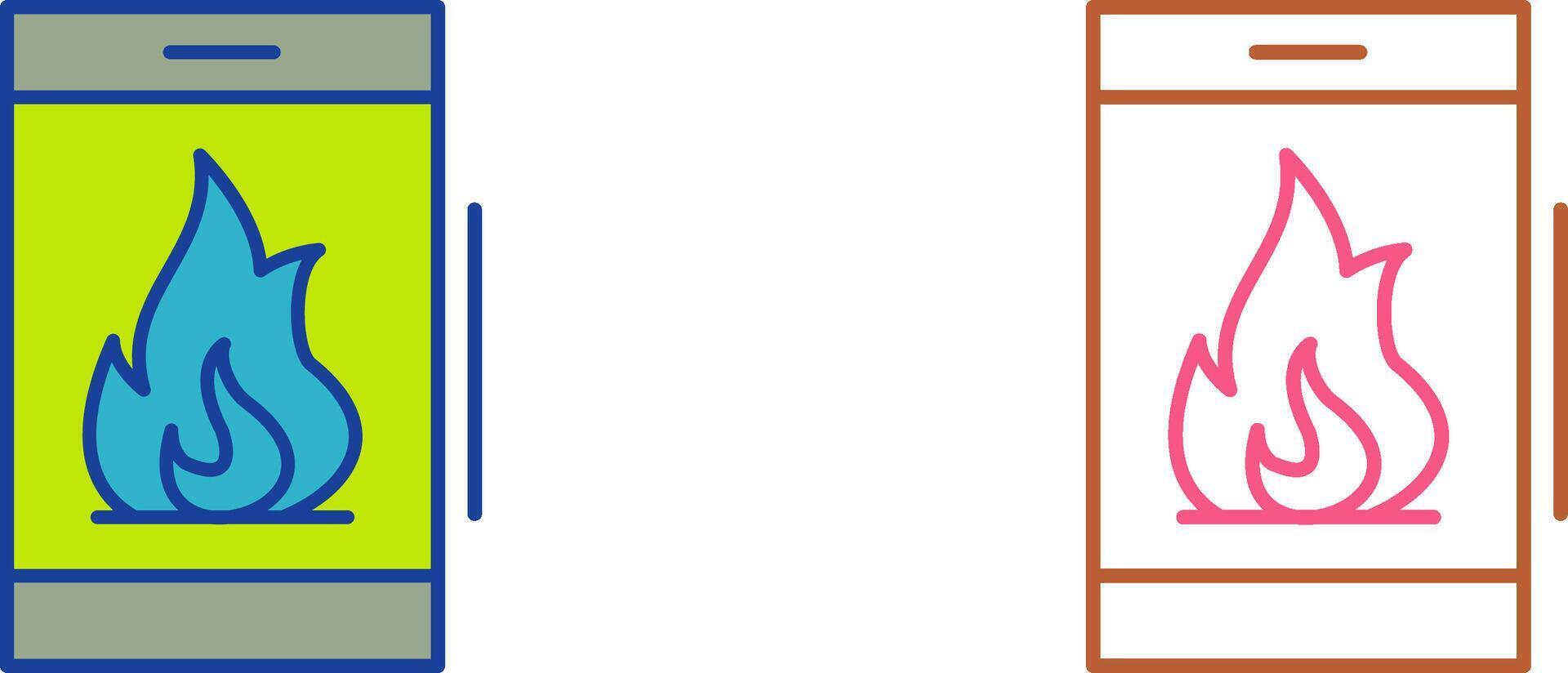 Fire Icon Design vector
