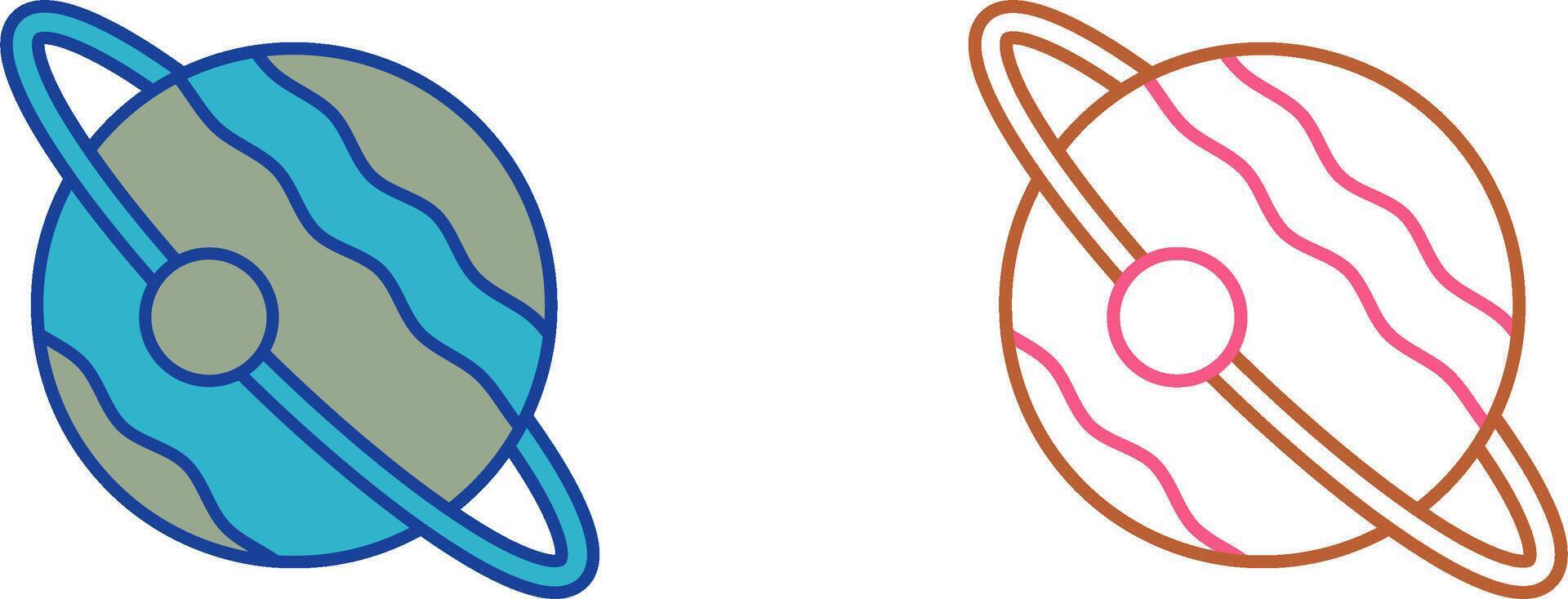 Planet Icon Design vector