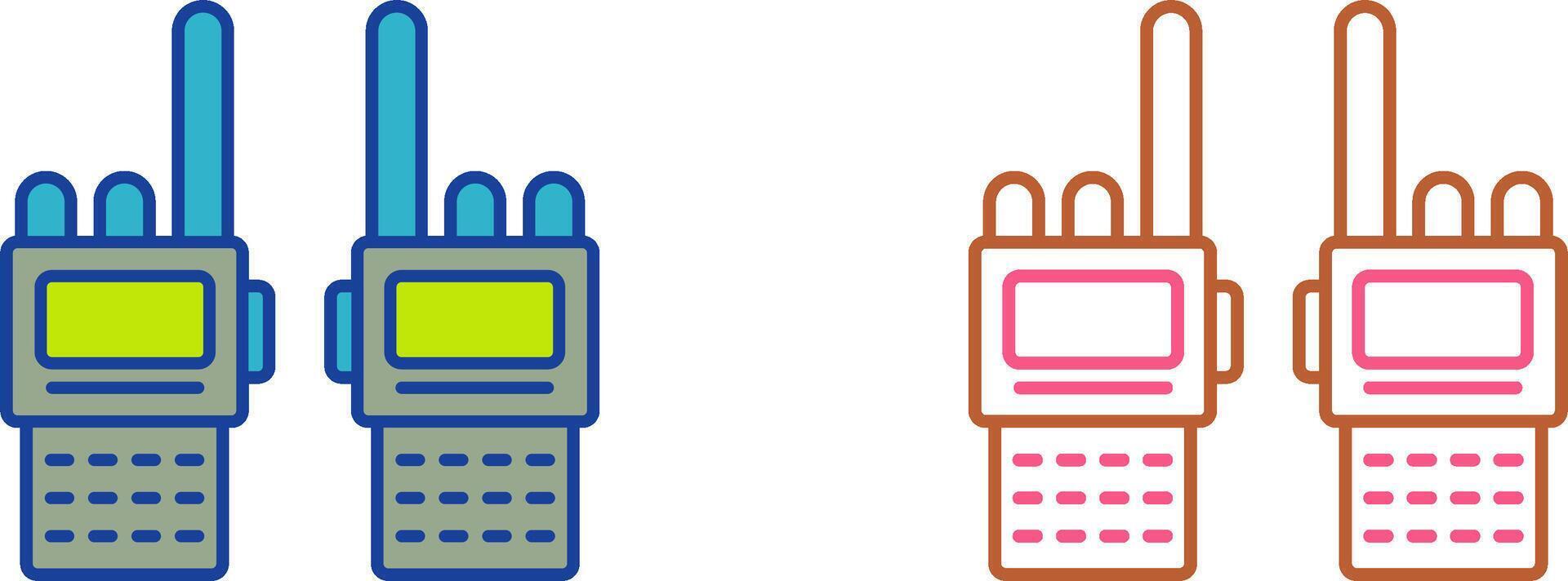 Walkie Talkie Icon Design vector