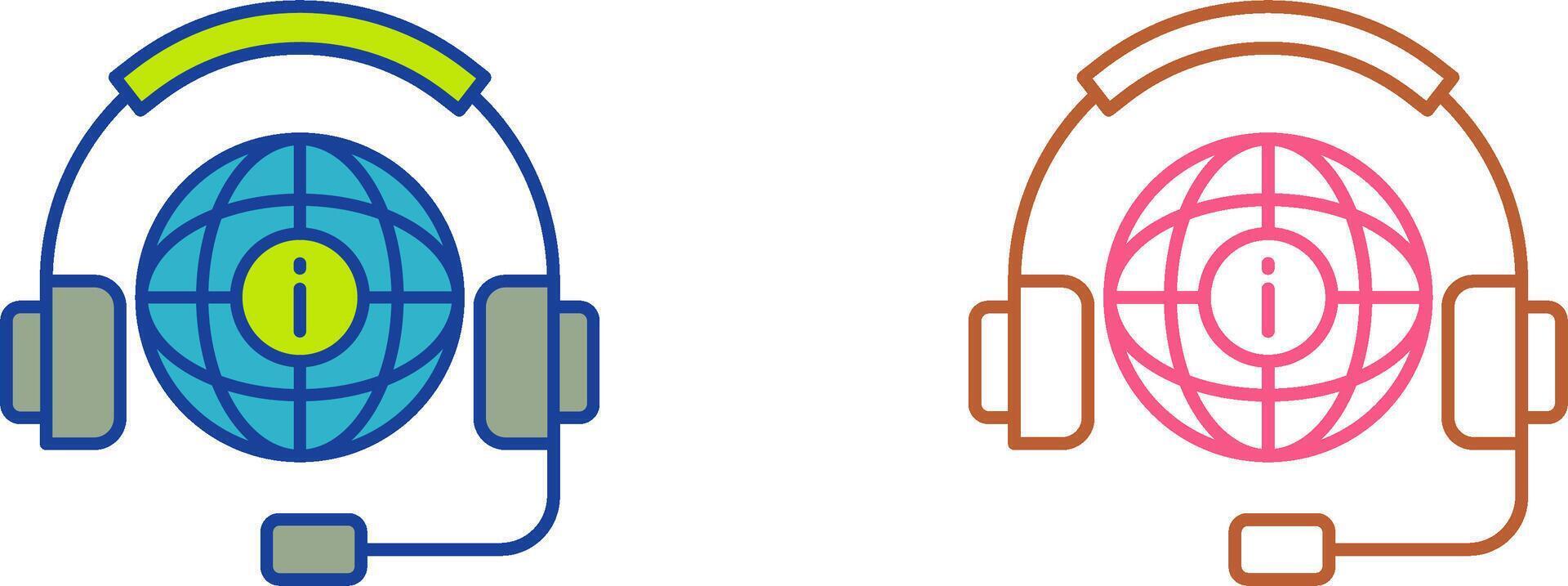 Call Center Icon Design vector
