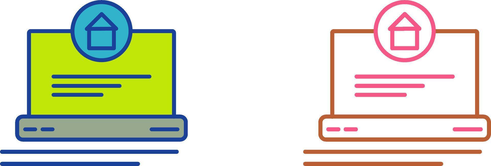 Laptop Icon Design vector