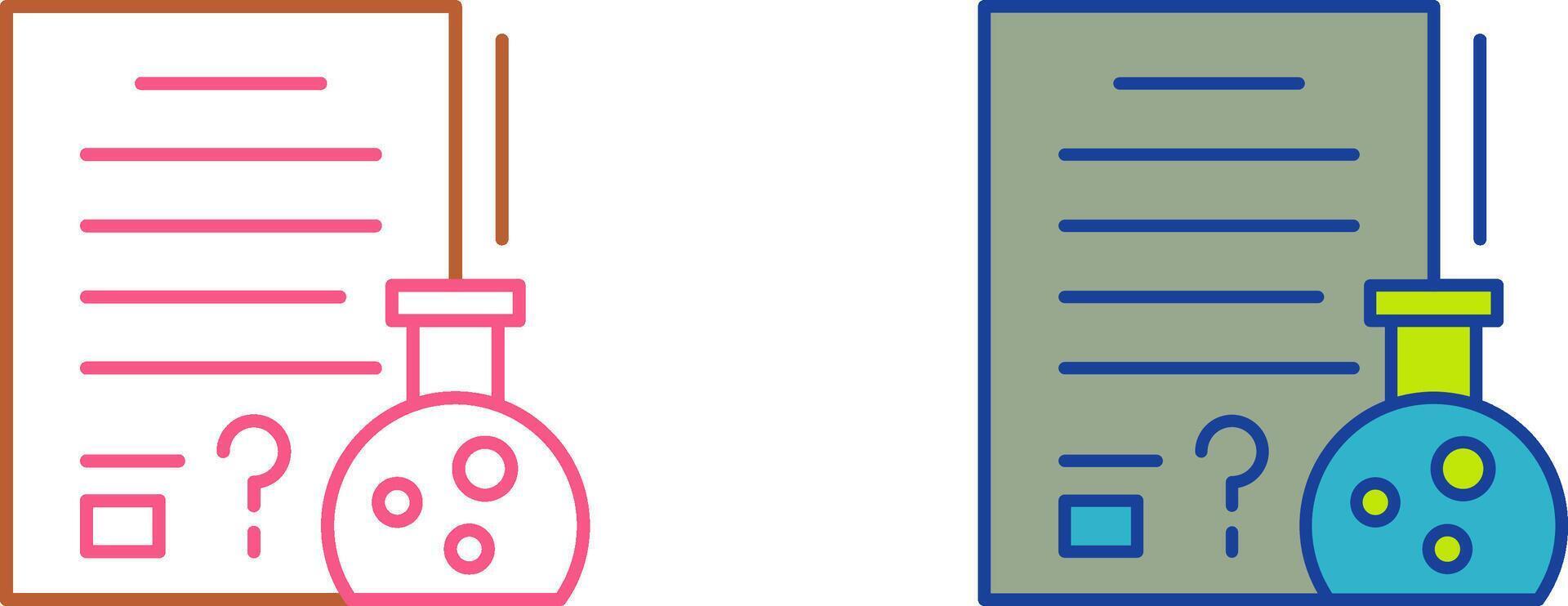 Hypothsis Icon Design vector